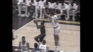 Detroit Pistons vs Utah Jazz (December 14, 1991) "Karl Malone Splits Isiah Thomas Eye Open"