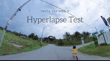 Hyperlapse insta 360 one r #shorts