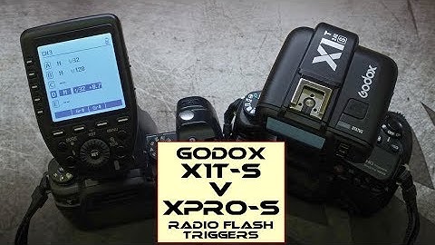 Godox X1T-S v XPro-S Radio Flash Triggers