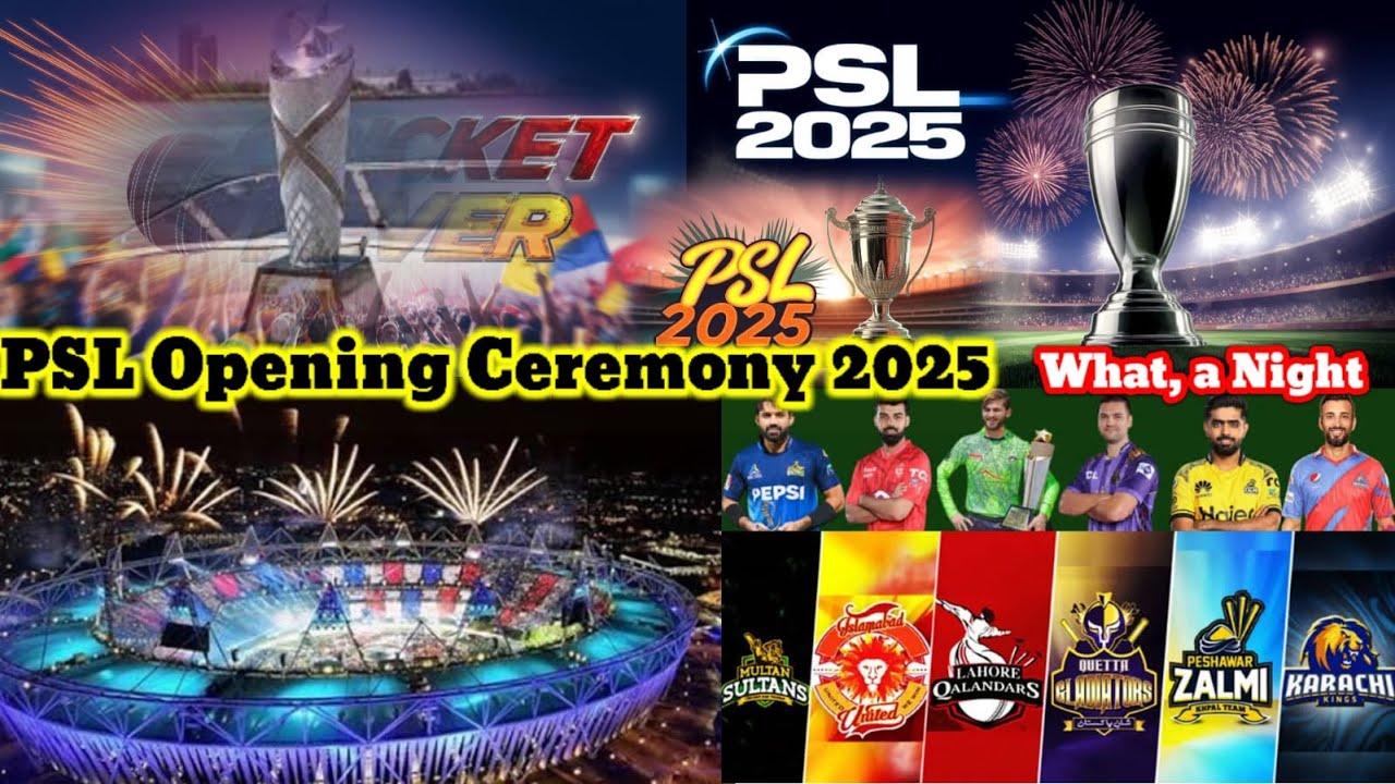 PSL 10 Opening Ceremony 2025 – You Won’t Believe What Happened! - YouTube