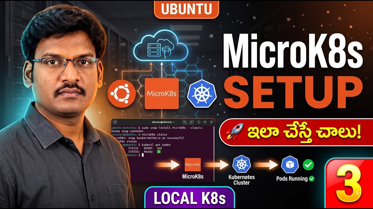 MicroK8s Kubernetes Cluster - సులభమైన సెటప్! (Step-by-Step Guide in ...