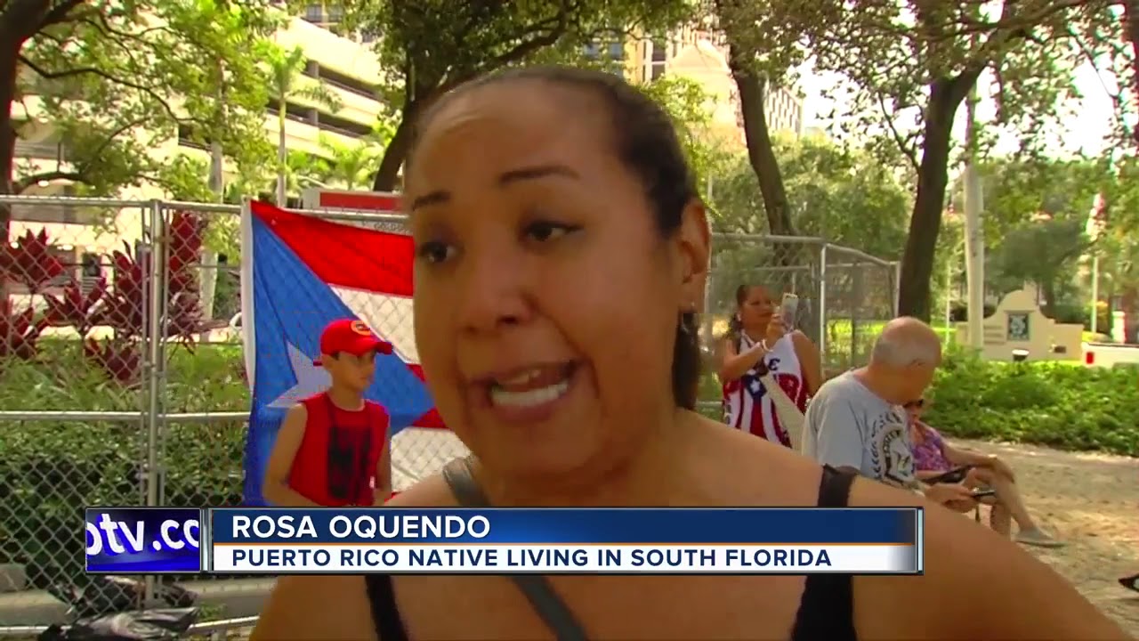 vero beach weather Protest calls for Puerto Rico Governor resignation