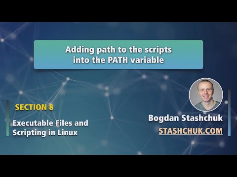 Linux Tutorial: 50 Adding Path To Scripts To The Path Variable
