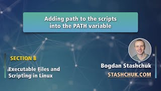 Linux Tutorial: 50 Adding Path To Scripts To The Path Variable