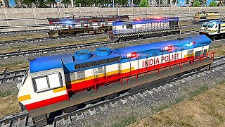 Indian Police Train Simulator - Level 14 (Criss Cross Games) screenshot 2