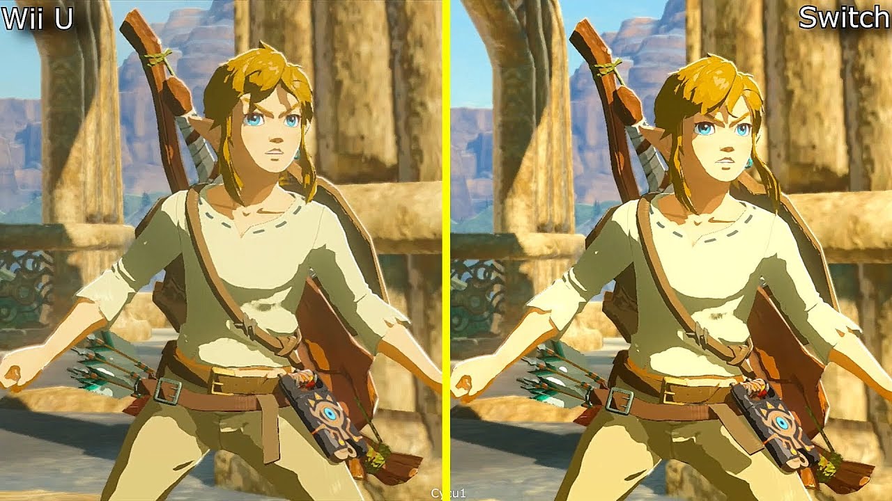 The Legend Of Zelda Breath Of The Wild Wii U Vs Switch Graphics Comparison Youtube