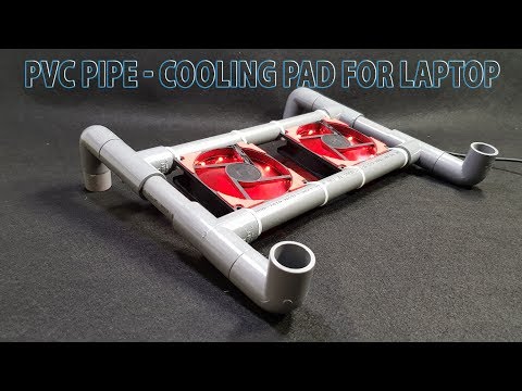 DIY A Cooling Pad For Laptop Using PVC Pipe