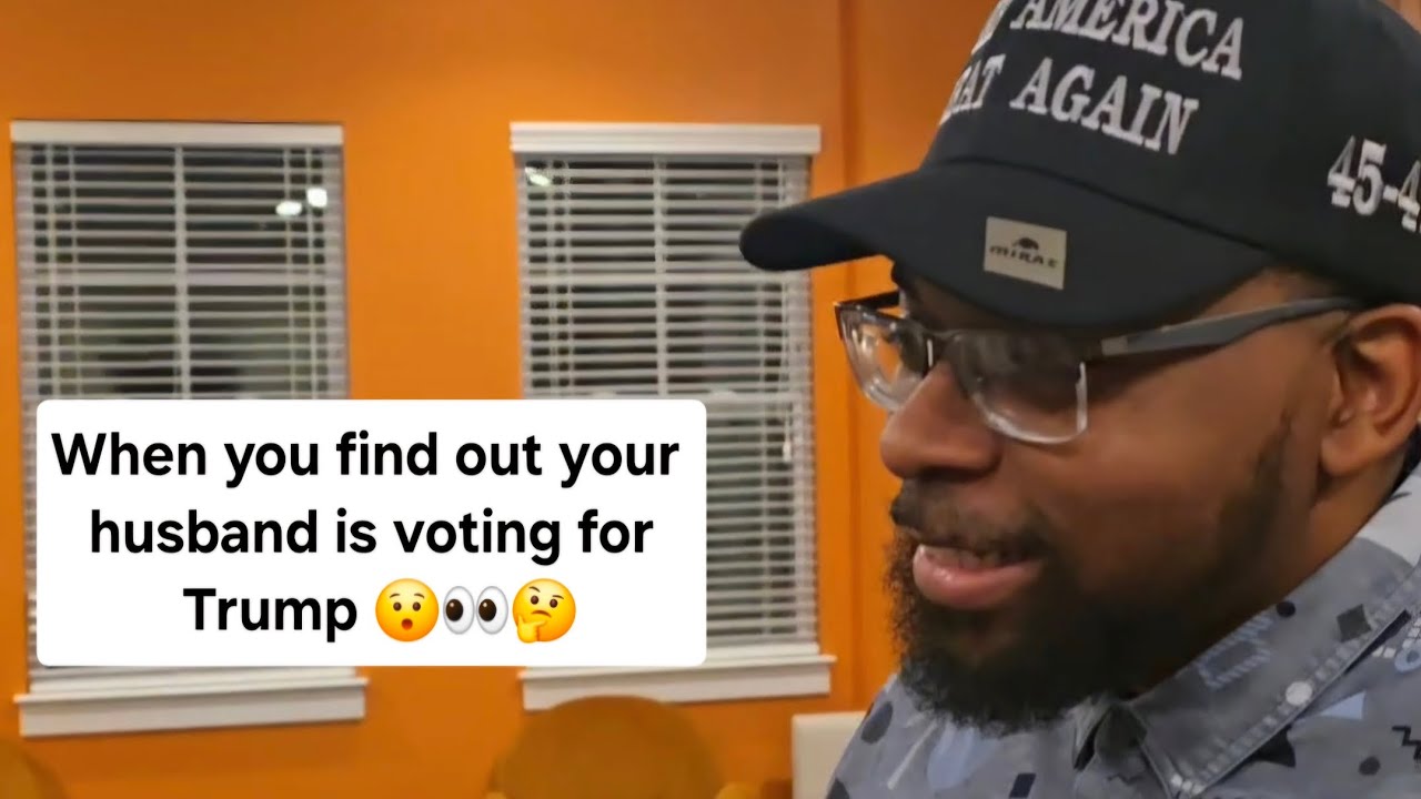 When you find out your husband is voting for Trump 😯👀🤔