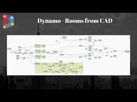 Dynamo | Rooms from CAD | Quick Look