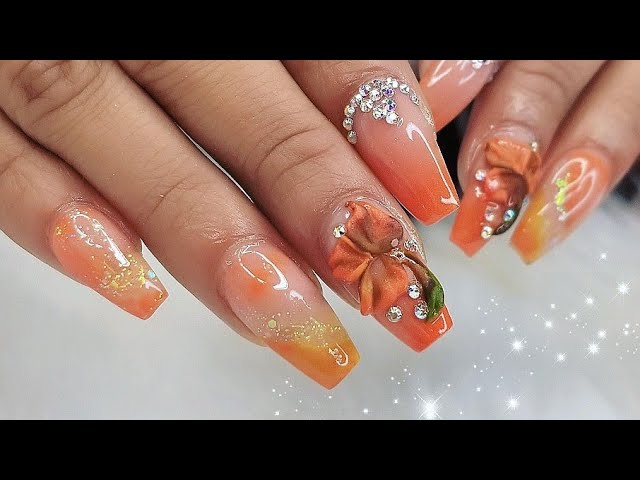 Nail Art 2018 Easy For Beginners Coral color/Uñas Acrilicas 2018 facil para  principiantes - thptnganamst.edu.vn