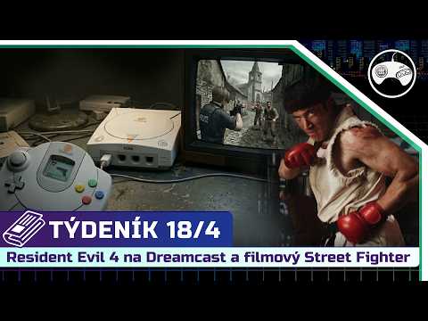 TÝDENÍK 18/4 | Resident Evil 4 na Dreamcast, Street Fighter film a Prince | Retro Hráč #retrohrac