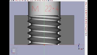 Freecad Часть 82. Резьба, Созданная В  