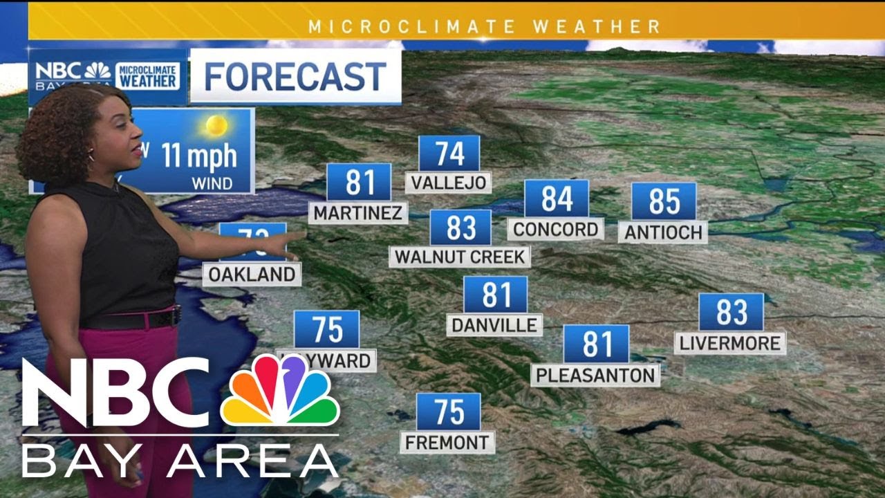 Bay Area forecast: Summer heat returns - YouTube