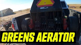 Picking up an OLD GREENS AERATOR