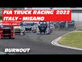 FIA Truck Racing Championships | Round 1 Race 1 | Misano, Italy | BURNOUT | BURNOUT