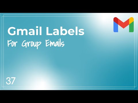 Gmail labels - APS Quick Tips #37 - Use Gmail Labels to email groups.