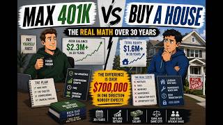Maxing Your 401(k) vs Buying a House — The Real Math (Which One Wins?)