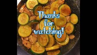 CJ Cooks: Korean BBQ Chicken Zucchini Stir-Fry