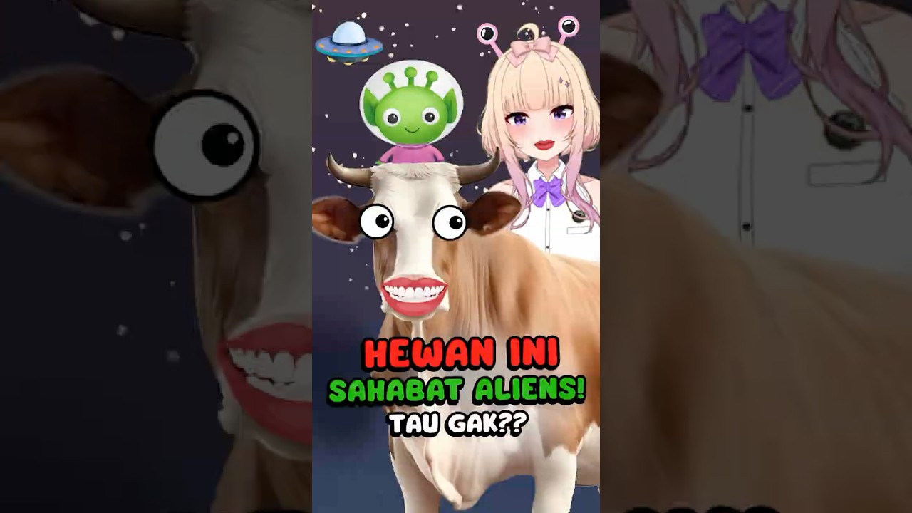 ‼️  TAU GAK?! Alien itu Punya Sahabat Loh! #shortsvideo #faktaunik #sapi #aggc
