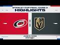 NHL Game 3 Highlights | Hurricanes vs. Golden Knights - June 6, 2026