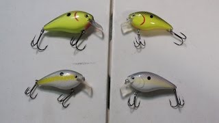 Strike king square bill vs Bass pro shops Xps square bill