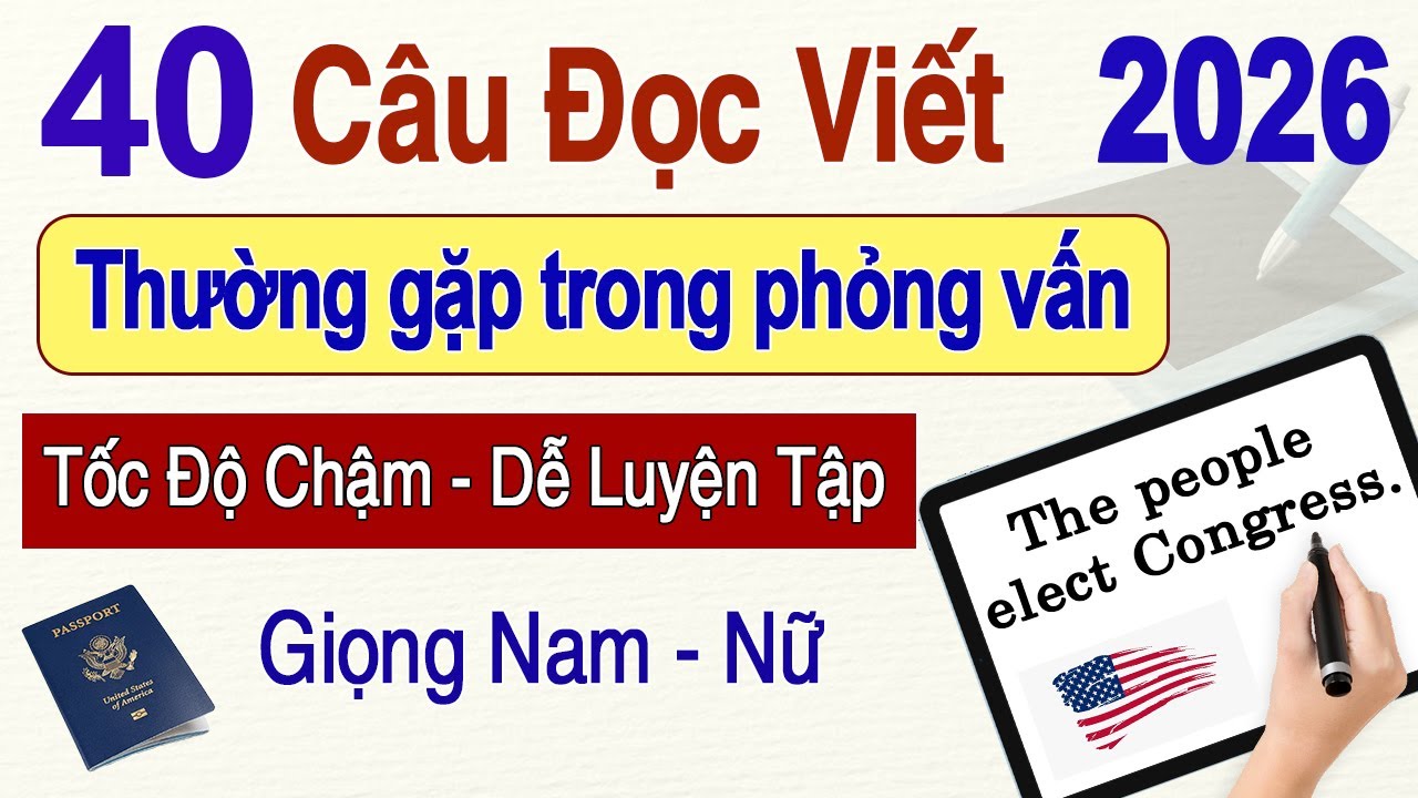 Новинка! 40 вопросов по чтению и письму для теста на гражданство США 2026 года - Тест на гражданс...