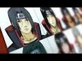 Drawing Uchiha Itachi in Different Anime Manga Styles | Naruto ナルト