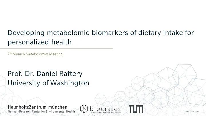 Developing metabolomic biomarkers of dietary intak...