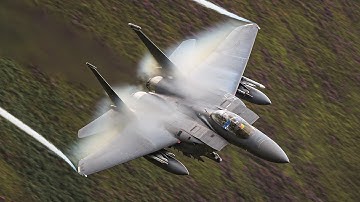 F-15s Surge Through the Mach Loop in Spectacular Formations -4K
