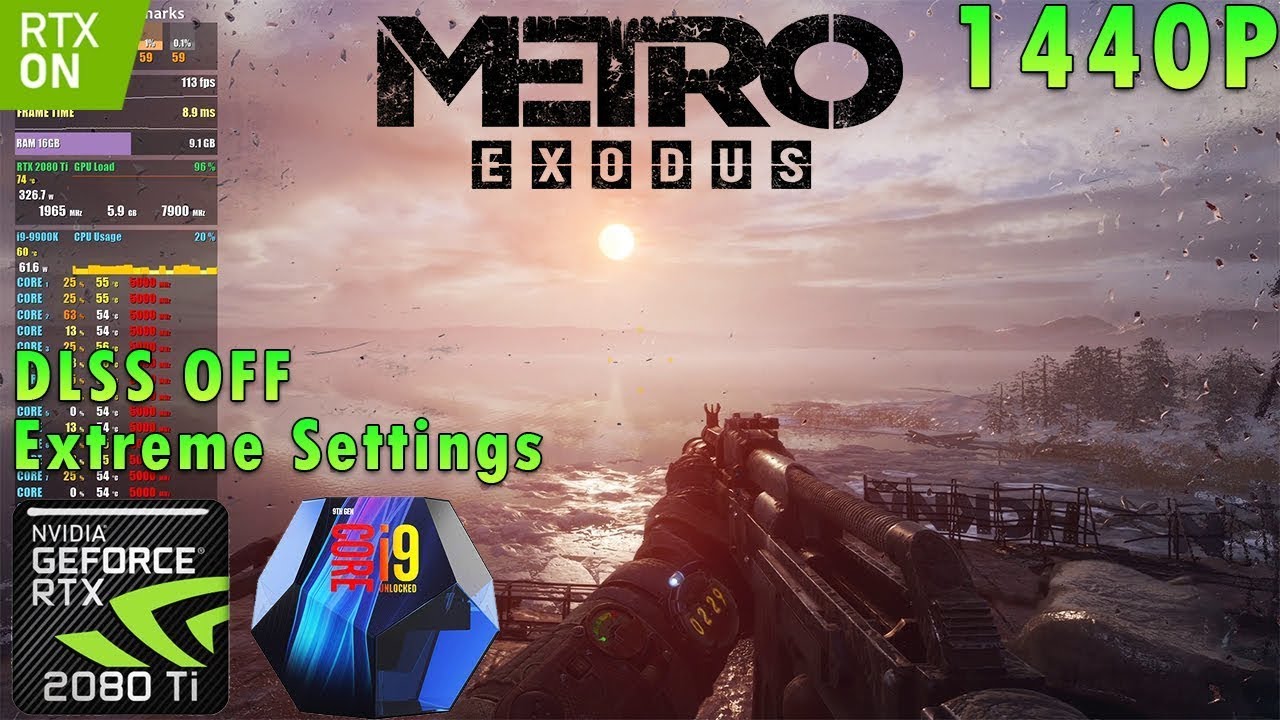Metro Exodus➤ХАРДКОР➤НАЧАЛО➤EXTREME SETTINGS➤RTX 2080TI Ray Tracing On➤1440p