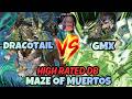 DRACOTAIL VS GMX JURRAC DINOSAUR | MAZE OF MUERTOS HIGH RATED DB YUGIOH!