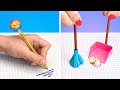 🌈 MINI RAINBOW SCHOOL SUPPLIES 🎨 Cute &amp; Easy School Crafts