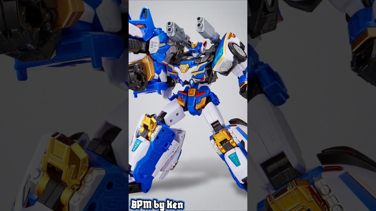 NEW, SAMG - Metal Cardbot - Blue Cop W 