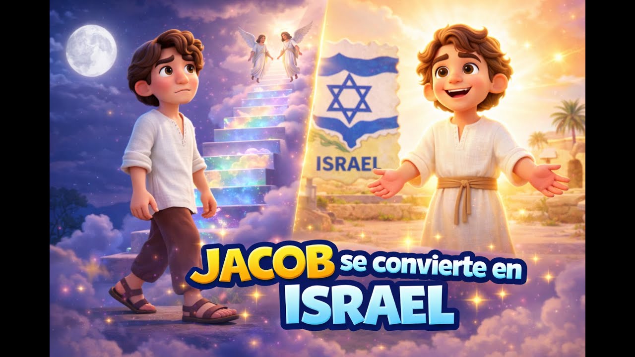 ✨ Jacob se convierte en Israel | Canción Infantil Animada | Reino Bíblico Kids ✨
