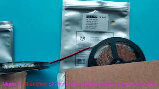 12V 72LEDs/M 2835 white light S shape strip - kutop.com
