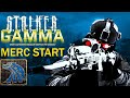 Mercenary Hard Survivalist START - STALKER GAMMA 0.9.1 | Merc Playthrough Episode 1