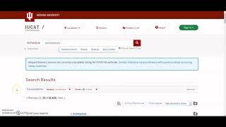 Accessing eBooks through IUCAT