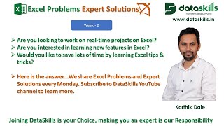 Excel Problems, Expert Solutions Week 2 || Work Allocation in Excel || Advanced Excel Formulas