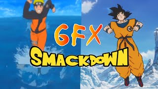 [Dragon Ball x Naruto Edit] Gfx Collab - Uptown Funk