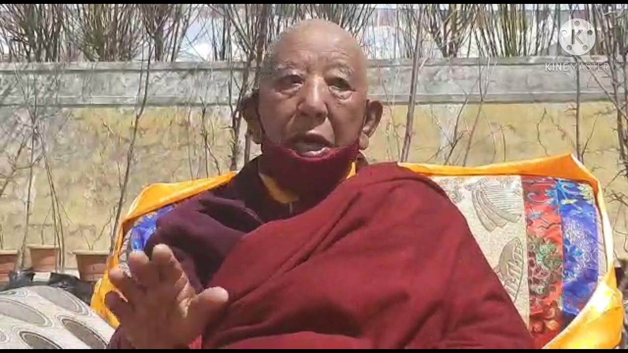 His Eminence Togdan Rinpochey blessed the Thangjuk Orchard and nusery