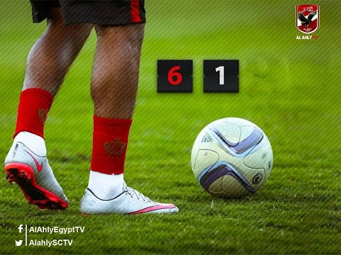 ملخص الشوط الاول من مباراة الاهلى امام الزمالك 6 1