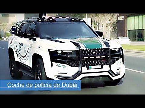 El espectacular coche policial inteligente de Dubai