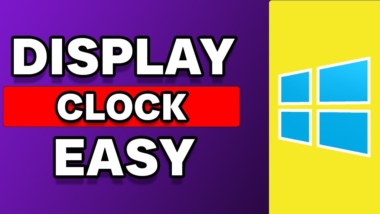 How To Display Clock On Home Screen Windows 11 Guide YouTube