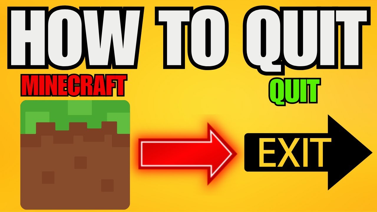How To Quit Minecraft (2025) - Step by Step - YouTube