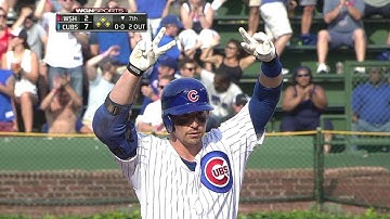 WSH@CHC: Baker drills a bases-clearing double