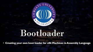 Bootloader Microprocessor in x86 by Adnan, Ahmed & Athar