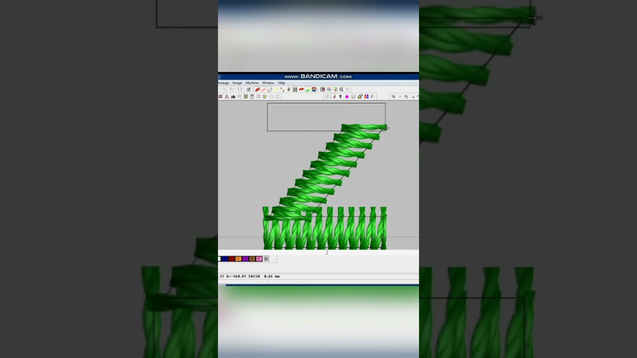 embroidery design Z panching to stan stitch 