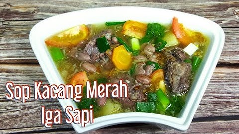 Sop Iga Sapi Kacang Merah Praktis Enak dan Segar