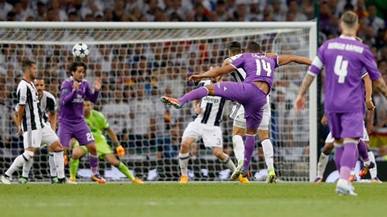 Gol de Casemiro – Juventus 1 x 2 Real Madrid – Final da Champions League (03/06/2017)