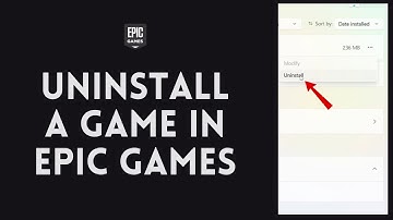 How to Uninstall a Game in Epic Games Launcher